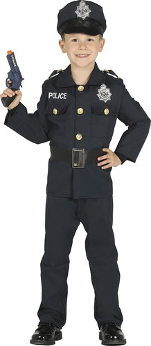 GUIRCA Children's costume policeman / - unisex 3 - 4 years - Costume - Main image