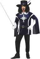 GUIRCA Costume Musketeer blue size. XL 54/56 - Costume