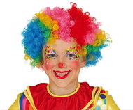 GUIRCA Children's multicolour wig - clown - Wig