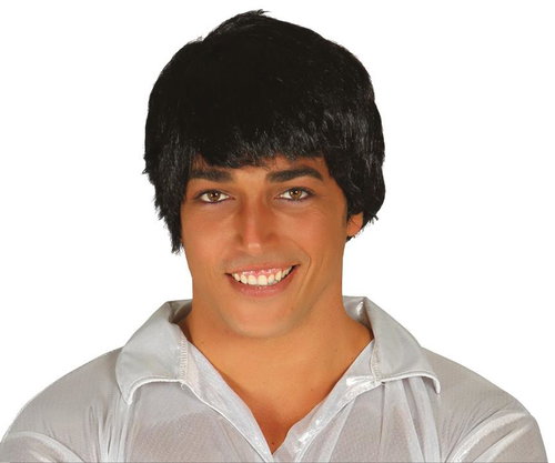 GUIRCA Men's wig black - Wig - Main image