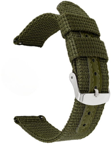GAIRA Watch strap Army 3320 green 22 mm - Watch Strap - Main image