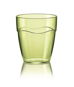 Forms of house Plastic water bottle green 12pcs - Glass Set