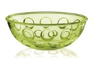 form of house Plastic bowl of salad 25cm green transparent - Bowl