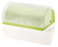 Forme Casa Chlebovnica plastová zelená s transparentným poklopom - Chlebník