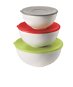 Guzzini KITCHEN ACTIVE DESIGN Set of 3 Plastic Bowls with Lid - Salad Bowl