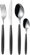 Guzzini Sada příborů 24 ks MY FUSION černý - nerez - Cutlery