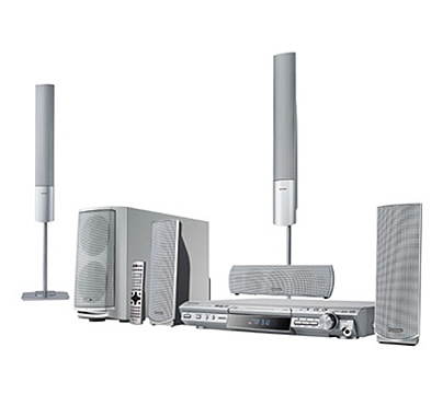 Panasonic SC-HT845E-S stříbrný (silver) set pro domácí kino - DVD, DVD-Audio, DivX, SVCD, MP3, WMA,  - - - Main image