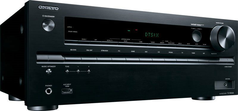 ONKYO TX-NR646 black + Jamo S 626 HCS White Ash - AV Receiver 