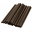 23713 Fence mounting clips 19 × 1,25 cm, 20 pcs, brown