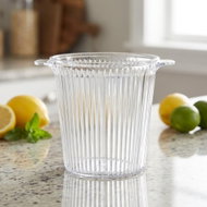 Gastro Plastic ice bucket with grooved surface, height 210 mm, length 170 mm, width 165 mm - Beverage Cooler
