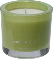 H&L Vonná svíčka ve skle Bougie 9 cm, Lemon Ginger, zelená - Svíčka
