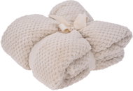 H&L Plush Fleece blanket, 130×170 cm, cream white - Blanket