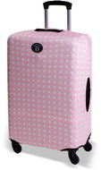 BERTOO Pink polka dots L - Luggage Cover