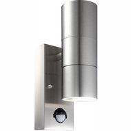 Globo - LED Outdoor Sensor Light 2xGU10/5W/230V IP44 - Wall Lamp