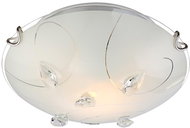 Globo - Crystal Ceiling Light, 1xE27/60W/230V - Ceiling Light