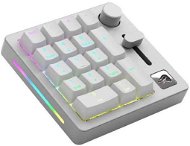 Glorious GMMK Wireless Numpad - Fox Switches, grey/white - Numerikus billentyűzet