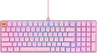 Glorious GMMK 2 Full-Size Keyboard - Fox Switches, ANSI-Layout, rózsaszín - Gamer billentyűzet