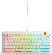 Glorious GMMK 3 HE 75 % Custom Gaming-Tastatur - Pre-Built, ISO (DE), Fox HE Switches, weiß - DE - Gaming Keyboard