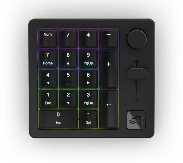 Glorious GMMK Wireless Numpad - Fox Switches, black
