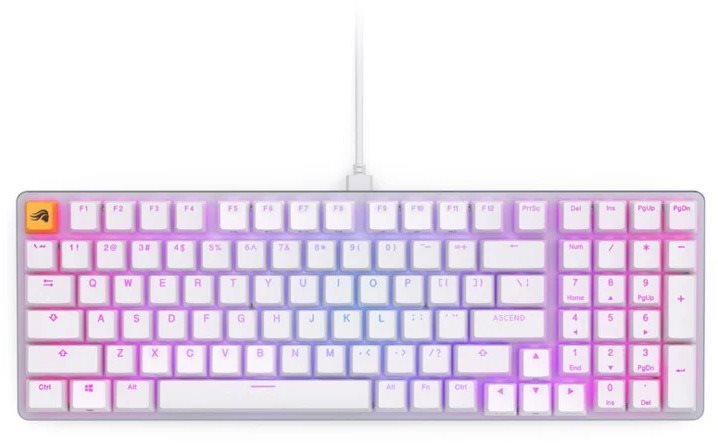 Glorious GMMK 2 Full-Size keyboard - Fox Switches, white - US