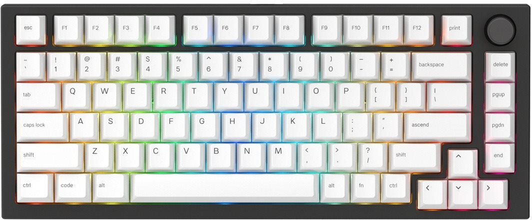 Glorious GMMK Pro Black Slate 75% TKL - Pre built, ANSI - fekete - US