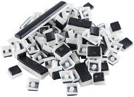 Glorious PC Gaming Race Aura Keycaps - 104 Keycaps, ANSI, Black - US - Replacement Keys
