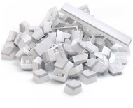 Glorious PC Gaming Race Aura Keycaps - 105 Keycaps, ANSI, White - US - Replacement Keys