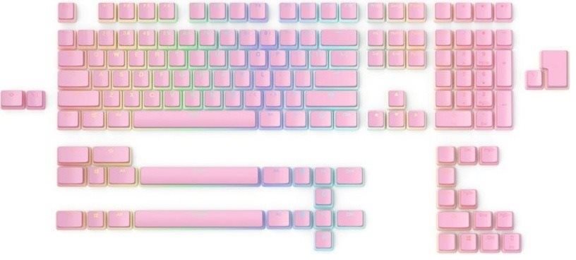 Glorious PC Gaming Race Aura Keycaps V2 - 145 Keycaps, rózsaszín, US