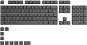 Glorious PC Gaming Race GPBT Keycaps – 115 PBT, ISO, UK, Black Ash - Náhradné klávesy