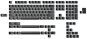 Glorious Aura Keycaps v2 - schwarz - Tastatur-Ersatztasten