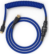 Glorious PC Gaming Race Coiled Cable Cobalt, USB-C to USB-A  - 1,37m - Tastatur-Zubehör