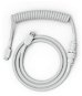 Glorious PC Gaming Race Coiled Cable Ghost White, USB-C to USB-A  - 1,37m - Tastatur-Zubehör