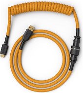Glorious PC Gaming Race Coiled Cable Glorious Gold, USB-C to USB-A - 1,37m - Keyboard Accessory