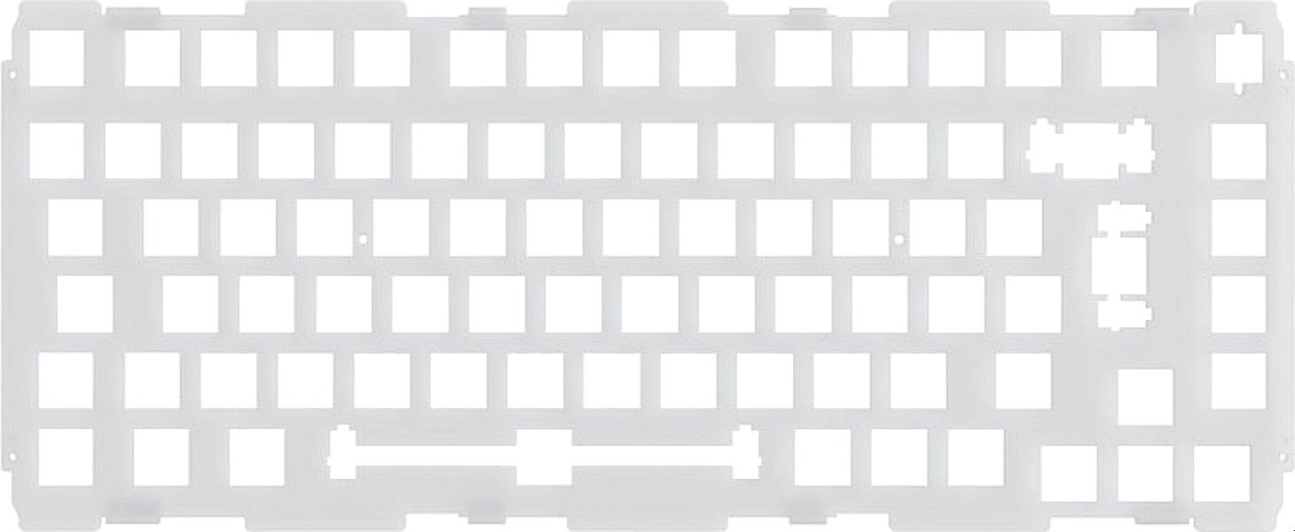 Glorious PC Gaming Race GMMK Pro 75 % Switch Plate - Polycarbonate, ANSI