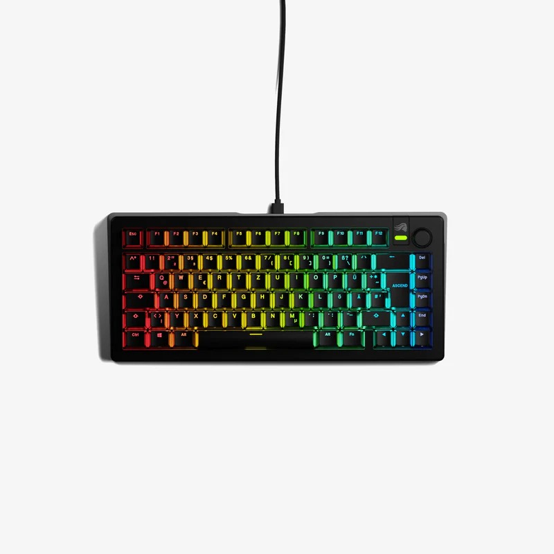 GLORIOUS GMMK 3 75% Prebuilt Wired Black - UK