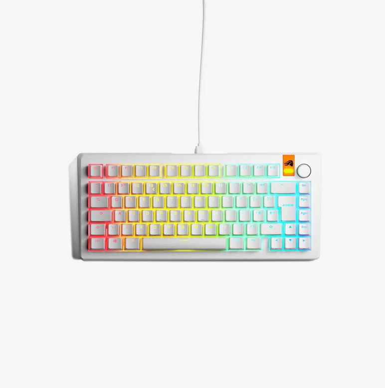 GLORIOUS GMMK 3 HE 75% Prebuilt Wired White - UK