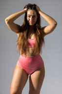 GoldBee Drawstring Bottom Salmon, M - Women's Swimwear