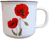Goba Porcelain mug poppies, 450 ml - Mug