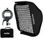 Godox Quick Softbox mit 60x60 Wabe und S2 Halter für Speedlite Blitz - Softbox