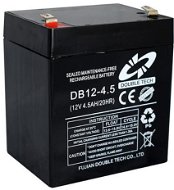 Double Tech Bezúdržbový olovený akumulátor DB12-4.5, 12 V, 4,5 Ah - Batéria pre záložný zdroj
