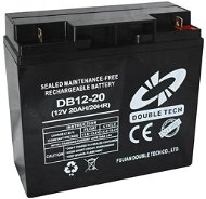 Double Tech Bezúdržbový olovený akumulátor DB12-20, 12 V, 20 Ah - Batéria pre záložný zdroj