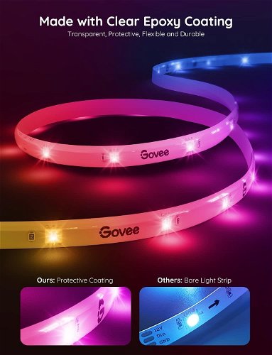 Govee WiFi RGBIC Smart PRO LED strip 10m - extra durable - LED Light Strip