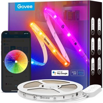 Govee WiFi RGB Smarter LED-Streifen 15m + Fernbedienung - LED-Streifen