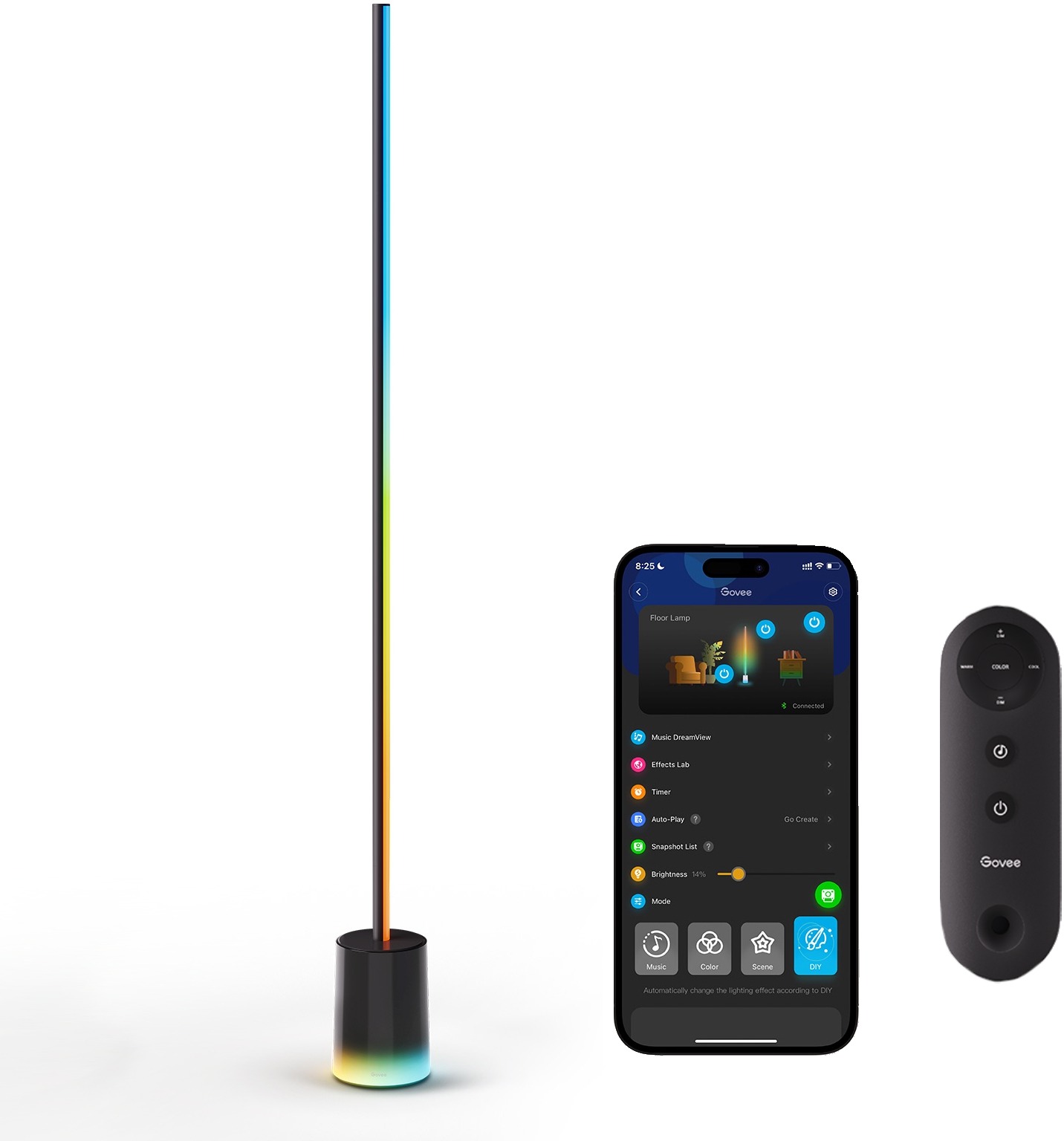 Govee Floor Lamp 2 RGBICWW Smart lámpa + vezérlő - Matter
