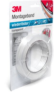 3M™ 4658 Removable Mounting Tape, double-sided mounting tape for indoor and outdoor applications, 19 - Duct Tape