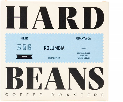 Hard Beans Columbia El Vergel Filter 250 g Decaf - Coffee - Main image