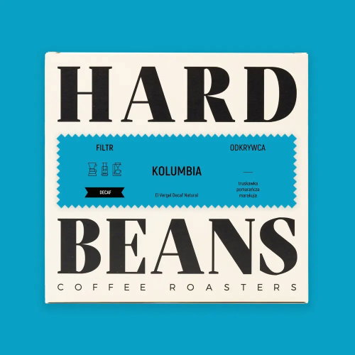 Hard Beans Columbia El Vergel Tolima natural Filter 250 g Decaf - Coffee - Main image