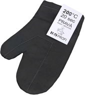 H&D Kuchyňská rukavice, pravá, černá, 30x19 cm - Chňapka