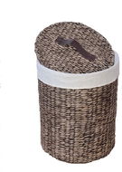 H&D Home Design koš na prádlo s víkem hyacint s prací vsadkou 50 cm - Koš na prádlo