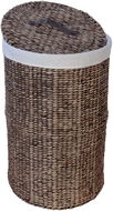 H&D Home Design koš na prádlo s víkem hyacint s prací vsadkou 75 cm - Koš na prádlo